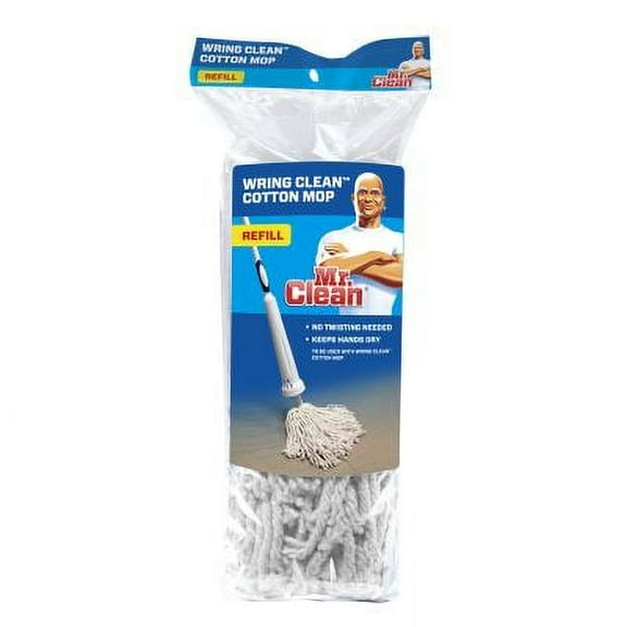 Mr Clean Wring Clean Cotton Mop Refill, 1 refill