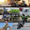 thumbnail image 6 of Motul 5100 4T 15W50 Synthetic Blend Motorcycle Oil For Road & Off-Road Bikes 4 Liters (104083), 6 of 6