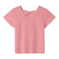 thumbnail image 2 of Chemises pour Filles, Manches Courtes, Été, Col Rond, Taille 4-5 Ans, Mignon, 2 of 7