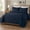 Blue, variant on All‑Season Floral Quilt Bedspread – Lightweight & Cozy,Color:Beige,Size:Queen