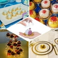 thumbnail image 5 of Efavormart 50 Pack | Gold/Clear 3" Mini Plastic Cupcake Favor Containers, Round Dome Party Boxes Treat Display Holder, 5 of 11