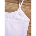 thumbnail image 5 of MSemis Kids Girls Ribbed Copped Vest Tops for Girls Dance Yoga Sports Bras Camisole Underwear Light Purple M, 5 of 7