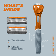 Dollar Shave Club Texas 6-Blade Razor Starter Set