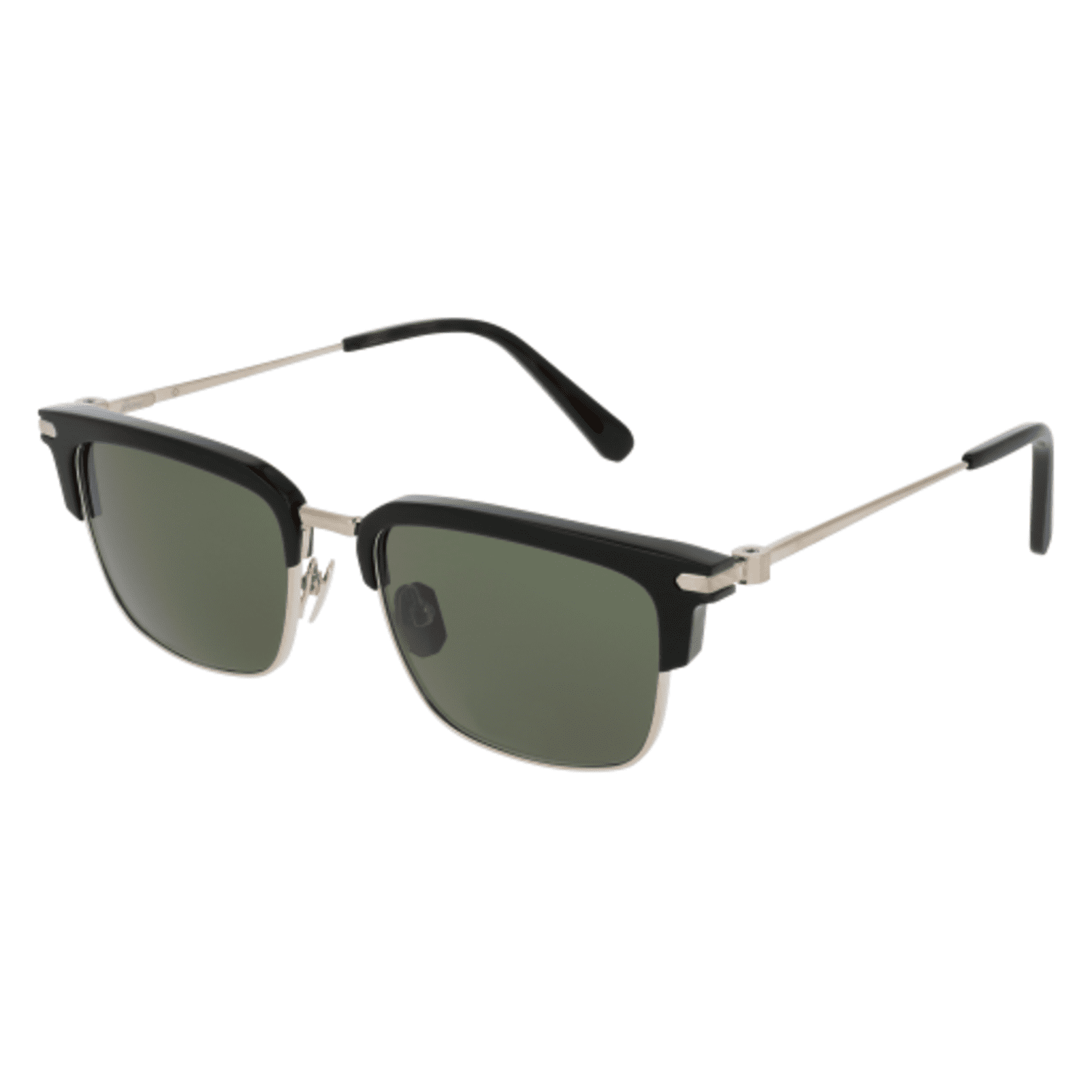 Sunglasses Brioni BR 0039 S 001 BLACK/GREEN GOLD