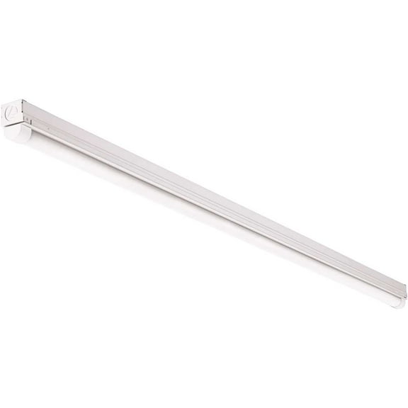 Lithonia Lighting MNSL L46 1LL MVOLT 40K 80CRI M6 Contractor Select 4 ft. 40-Watt Equivalent Integrated LED White Multi-Volt Strip Light Fixture 2500 Lumens 4000K Color/Finish Family