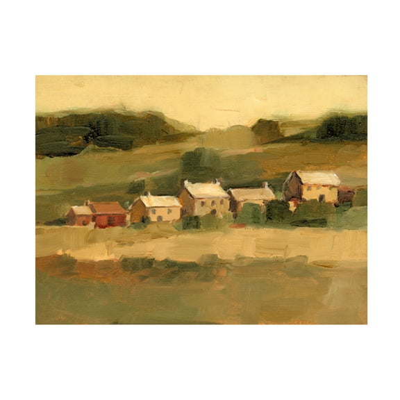 Ethan Harper 'Hillside Sunset I' Canvas Art