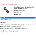 thumbnail image 2 of Rear Engine Mount - Compatible with 2009 - 2014 Nissan Cube 2010 2011 2012 2013, 2 of 2