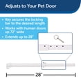 thumbnail image 4 of Barra corrediza de seguridad para puertas de vidrio para mascotas PetSafe, 4 of 6
