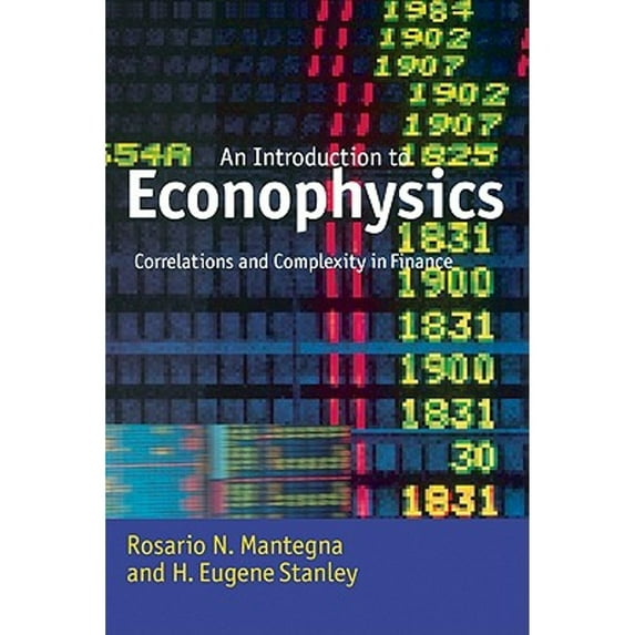Pre-Owned Introduction to Econophysics: Correlations and Complexity in Finance (Hardcover) 0521620082 9780521620086