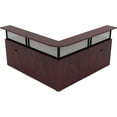 thumbnail image 5 of Lorell, Desktop Panel System Transaction Top, 1 Each, Mahogany, 5 of 9