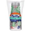 Hefty Style Prints 18 Oz Plastic Cups, 15 count'