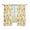 SunflowerXF1381, variant on Orange White Geometric Sheer Curtains 45 Inch Length Rod Pocket Semi Transparent Light Filtering Window Drapes for Kitchen Bedroom Living Room,2 Panels, Minimalist Morocco Pattern