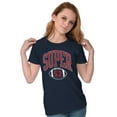 thumbnail image 4 of Super 52 Champion Sports Football Womens Slim Fit Graphic Tee Brisco Brands S, 4 of 5