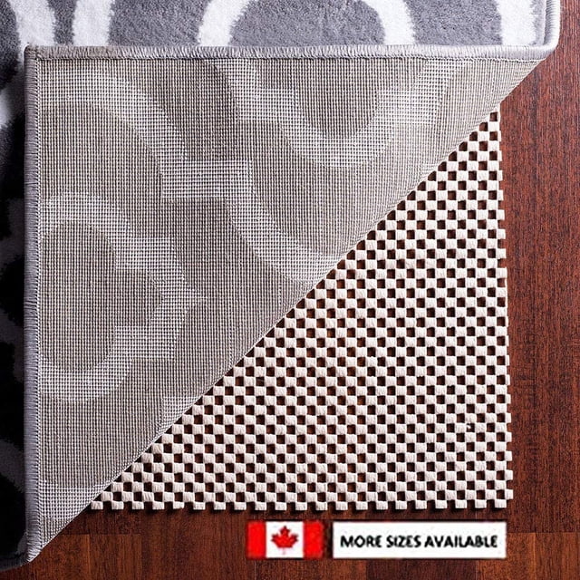 Non-Slip Extra Thick Rug Pad for Rugs and Mattresses on Hard Surfaces - Super-Grip, Comfort, Cushion, and Protection Area Rug Pads for Keep Rugs Safe and in Place