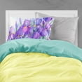 thumbnail image 2 of Purple Iris Fabric Standard Pillowcase, 2 of 2