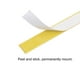thumbnail image 4 of Auto Adhesiva Cinta MÃ©trica 120 Pulgadas/300cm Doble Escala Izquierda a Derecha Lectura Adhesivo MÃ©trica Cinta Acero Trabajo Mesa Regla, Amarillo Unique Bargains cintas mÃ©tricas, 4 of 5