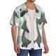 thumbnail image 2 of Balery Cute Raccoon Camisa Casual de Manga Corta con Botones para Hombre, Texturizada, Estilo Cubano, para Playa, Verano-Small, 2 of 5