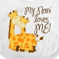 thumbnail image 4 of Inktastic My Noni Loves Me Boys or Girls Baby Bib, 4 of 4