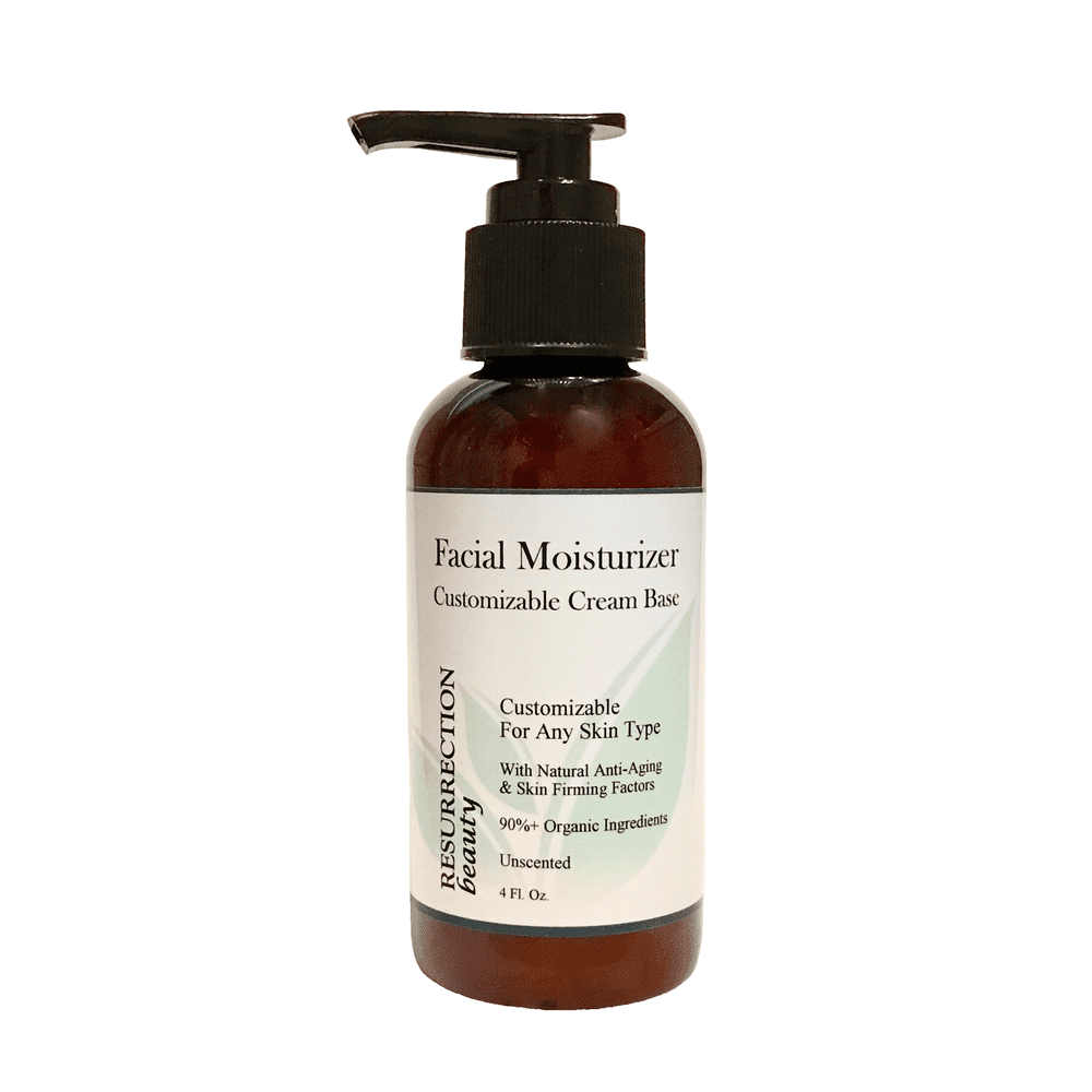 Facial Moisturizer, Unscented Cream Base, 90+ Organic, 4 oz. Walmart