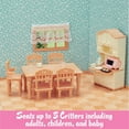 thumbnail image 3 of Calico Critters Dining Room Set, Dollhouse Furniture and Accessories, 3 of 6