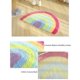 thumbnail image 4 of Alfombra arcoíris, alfombrilla de baño decorativa, alfombrilla de baño para el aula, dormitorio, entrada exterior e interior, piso delantero, bonita alfombrilla de baño para ducha, suave Adepaton CZJJ-XM40, 4 of 7