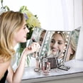 thumbnail image 5 of Vanity Mirror, 3 Side Vanity Mirror Tabletop Mirror With 21 Led Foldable Dimmable 180 Degree Adjusta, 5 of 5