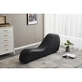 thumbnail image 5 of Kingway Furniture Kolar Faux Leather Yoga Relaxing Chaise in Black, 5 of 5