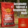 thumbnail image 2 of Royal Oak® 100% All Natural Hardwood Lump Charcoal 15.4 LBS, 2 of 6
