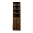 thumbnail image 4 of Living Room Cabinets 70.87" H Display Storage Cabinet , 4-Tier Shelf, 3 Side Drawers , Modern Wooden Tall Bookshelf Bookcase for Living Room Home Office,Primary Living Space Cabinets, 4 of 14