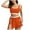 Orange Bikini Clearance, variant on Womens Bikini Summer Swimwear Beachwear Color Blocked Yoga Bras Dressy Tankini Bottom Wrap Skirts Swimsuit Underwear