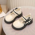 thumbnail image 6 of hengsof Teen Girls School Shoes Solid Black Patent Leather Slip On Flats with Buckle Classic Comfortable Dress Shoes Cute Soft Sole Shoes, 6 of 8