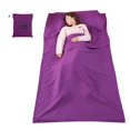 thumbnail image 1 of Lightweight Sleeping Bag Liner Portable Sleeping Bag Outdoor Camping Hotel Travel Single Double, 1 of 4