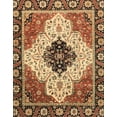 thumbnail image 1 of Ahgly Company Machine Washable Indoor Rectangle Abstract Red Brown Area Rugs, 8' x 10', 1 of 7