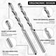 thumbnail image 2 of 50 Brocas para Paneles Yeso, Brocas Corte con Punta Espiral 1/8 Pulgada, Brocas Corte para Paneles Yeso Acero Alta Velocidad M2, Brocas Guía para Paneles Yeso., 2 of 6