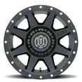 thumbnail image 2 of ICON Alloys Rebound HD, Satin Black, 18 x 9 / 8 x 180, 12mm Offset, 5.5" BS, 2 of 3