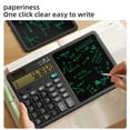 thumbnail image 4 of 12-Digit Calculator with LCD Notepad, Solar/Battery Dual Power, Large Display Writing Pad, Basic Financial Functions for Office School Home Accounting, 4 of 9