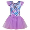 thumbnail image 2 of BAOHULU Princess Tulle Dress Ballet Leotard for Girls Ruffle Sleeve Dance Outfit, 2 of 6