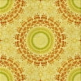 thumbnail image 1 of Ahgly Company Indoor Square Patterned Bold Yellow Area Rugs, 8' Square, 1 of 6