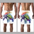 thumbnail image 3 of luoweisi Men's Beach Shorts Quick Dry Swim Trunks with Mesh Lining Sea Turtle M, 3 of 5