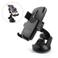 thumbnail image 2 of Car Phone Mount Holder Support Windshield Dashboard Universal Car Mobile Phone Cradle for Smartphone and GPS (Black), 2 of 7