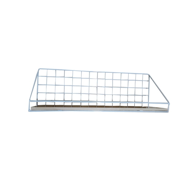 Inteprter Estante de pared sin agujeros Estante de almacenamiento retro Estantes flotantes montados en la pared Estante de metal rústico Almacenamiento y organización del hogar No.2 Inteprter HA025229-02