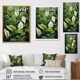 thumbnail image 4 of Designart "Meticulous Tropical Botanicals II" Plants Floater Framed Canvas Wall Art, 4 of 5