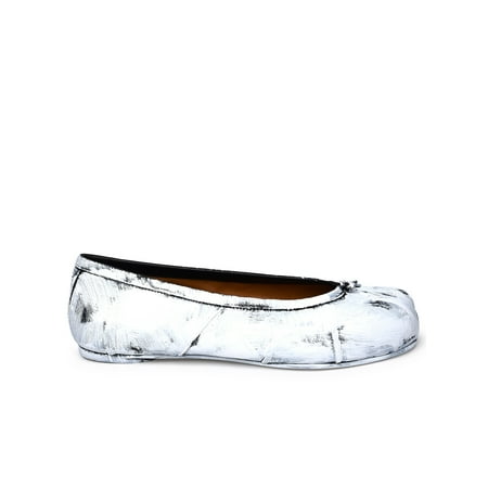 

Maison Margiela Woman White Leather Ballet Flats