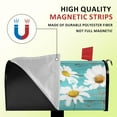 thumbnail image 6 of Daisy Mailbox Covers Magnetic Standard Size 21" X 18" Spring Summer Floral Welcome Mailbox Wraps Post Letter Box Cover for Garden Yard Home Decor Outdoor Decorations (Daisy 2, 21" x 18"), 6 of 6