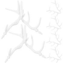 Homoyoyo White Antler Snowman Arms Christmas Crafts for Holiday Home Decoration and Festive Winter Decor