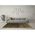 thumbnail image 3 of Ahgly Company Indoor Rectangle Abstract Brown Modern Area Rugs, 4' x 6', 3 of 4