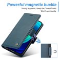 thumbnail image 6 of SaniMore for iPhone 14 Plus 6.7" 2022 Case, PU Leather Magnetic Flip Folio Shell with Card Holders RFID Blocking Kickstand Shockproof TPU Magnetic Closure Business Cover For iPhone 14 Plus, Blue, 6 of 10