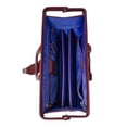 thumbnail image 6 of McKleinUSA Morgan, 17" Leather Litigator Laptop Briefcase, Burgundy, 83346, 6 of 10
