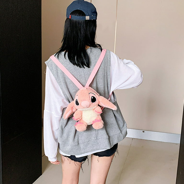 Cute Stitch Plush Backpack Anime Stuffed Doll Kawaii Stitch Kid