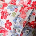 thumbnail image 3 of American Home Collection Floral Bed Sheets, Brushed Microfiber 4 Pieces Flower Patteren Queen Sheet Set, 3 of 6